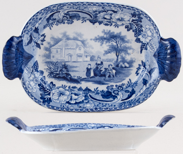 Sauce Tureen Stand Mother and Child c1820